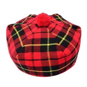 2171 Haaur Scottish Tammy Hat Traditional Kilt Tam O' Shatner Acrylic Wool